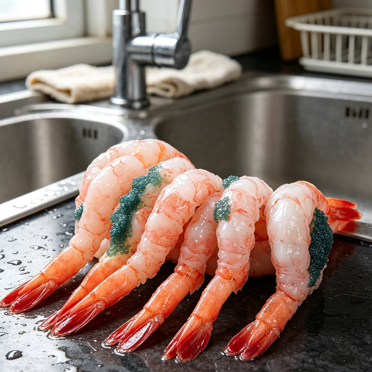 Arctic Sweet Shrimp With Roe