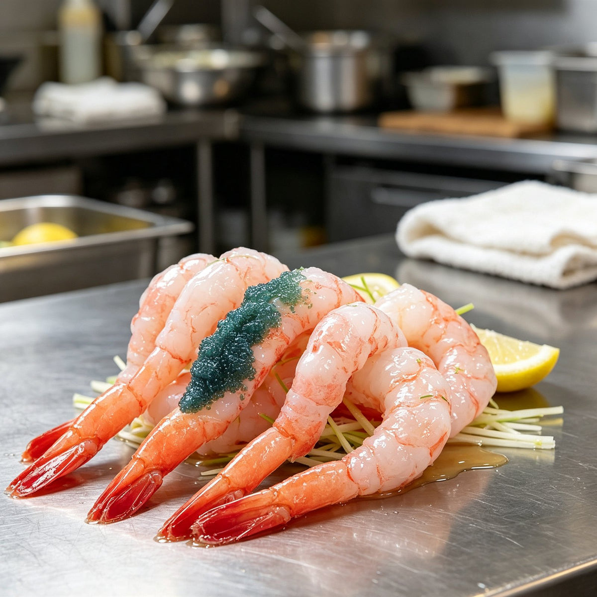 Arctic Sweet Shrimp With Roe